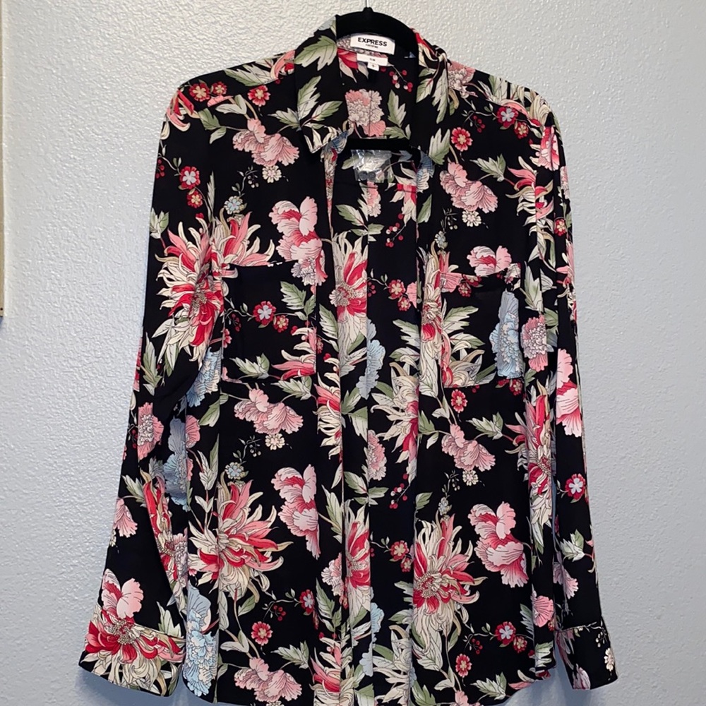 Portofino long sleeve slim fit shirt
